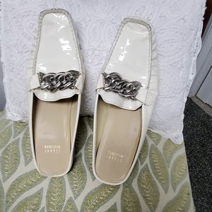 Stuart weitzman patent leather slide loafers mad(SOLD)